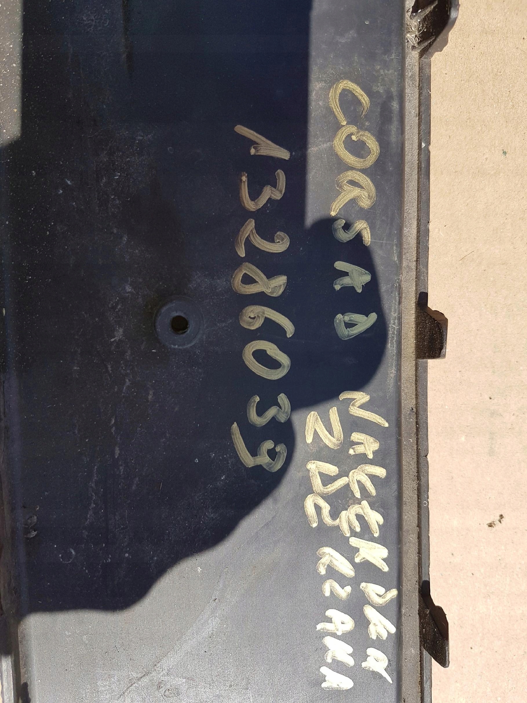 moulding of a bumper cap front OPEL CORSA D LIFT
