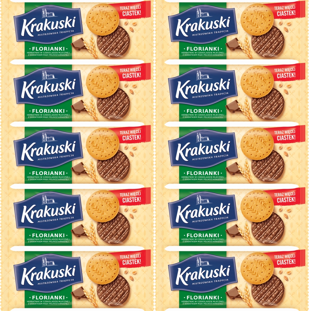 Krakuski Herbatniki Florianki 171g x10