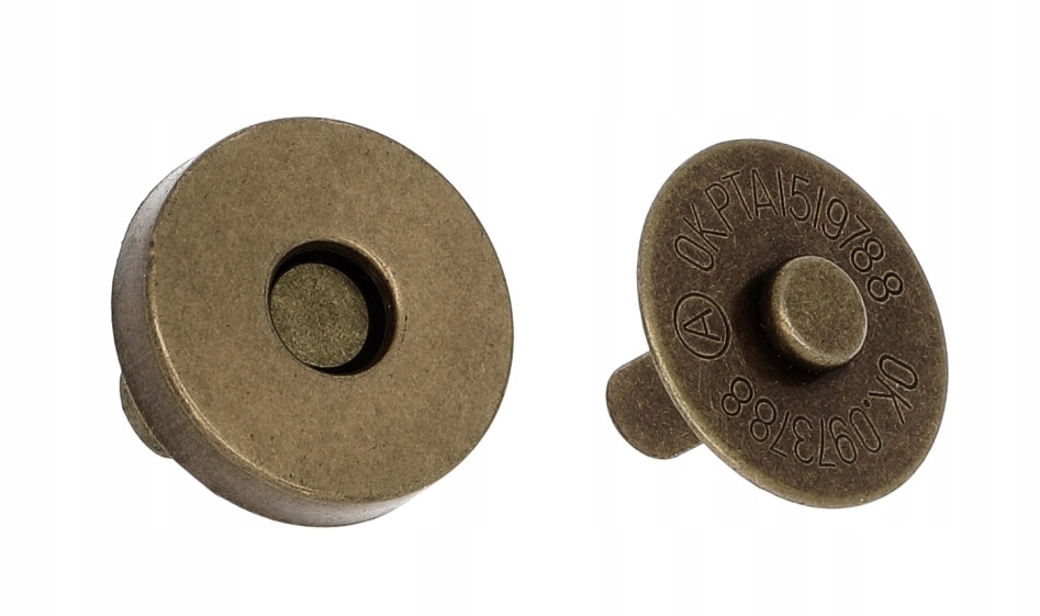 Zapięcie magnetyczne 18/18 mm stare złoto