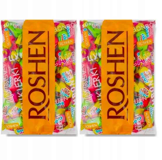 Levně Bonbóny želé v čokoládě Boo Bear Roshen 1 kg x 2 kusy