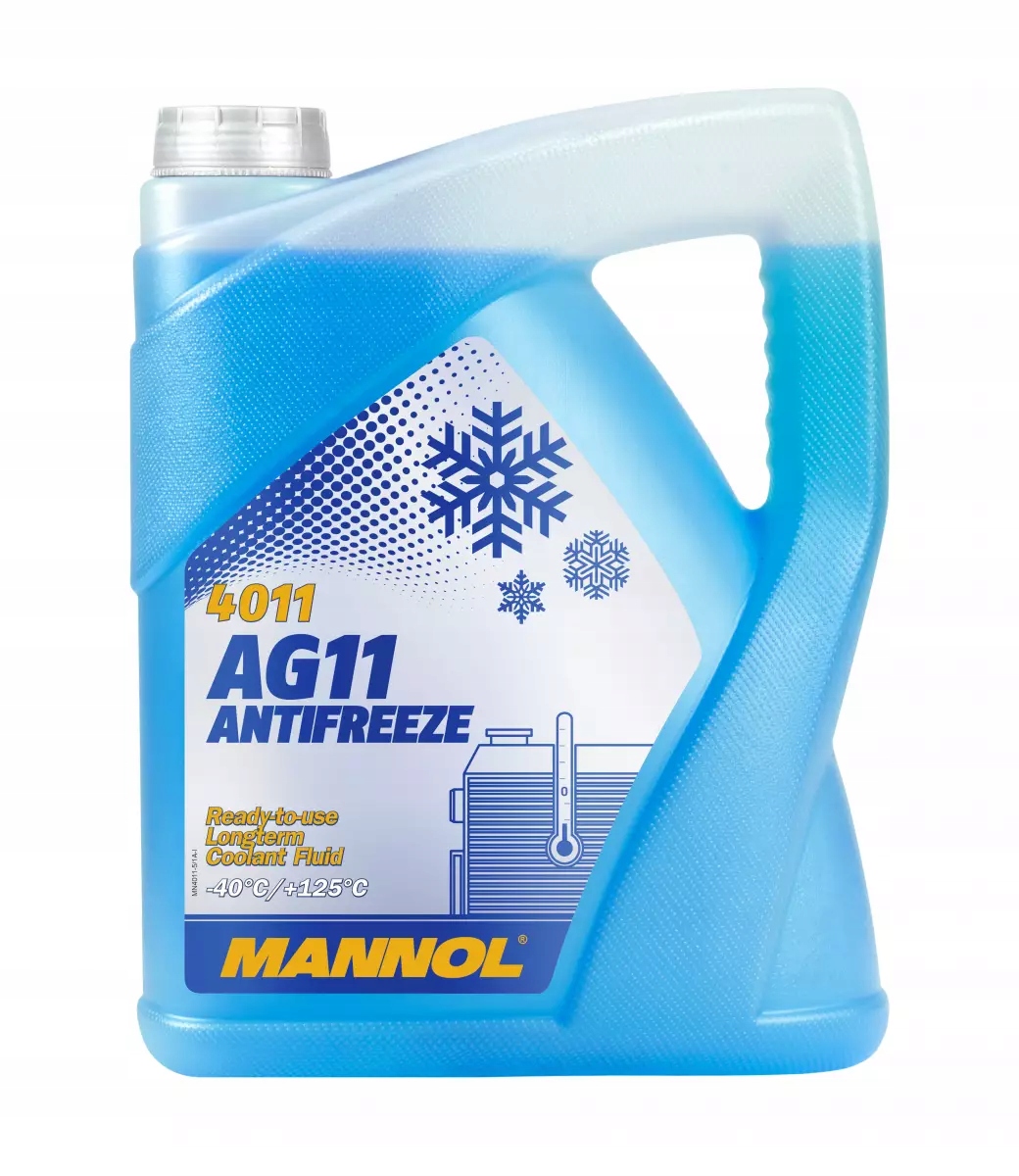 Mannol Antifreeze AG11 (-40 °C) 4011 Płyn do chłodnic niebieski 5L