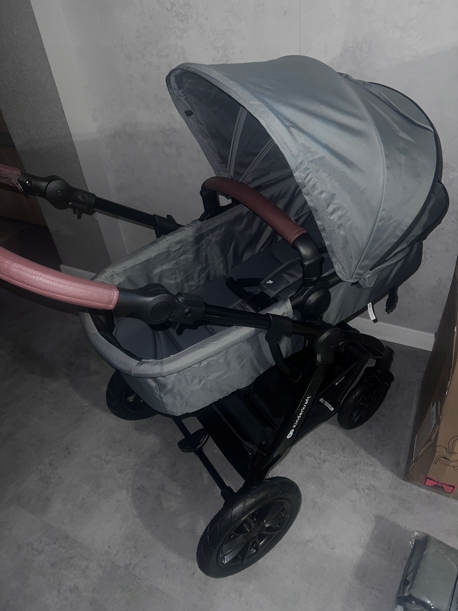 Wózek 3w1 Kinderkraft MOOV szary Model MOOV