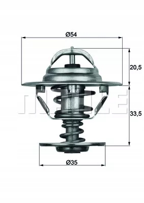 TX 8 83dbet TERMOSTAT MAZDA Якість запчастини ( відповідно з GVO ) Q - оригінал з логотип producenta запчастини ( OEM , OES ) foto 2