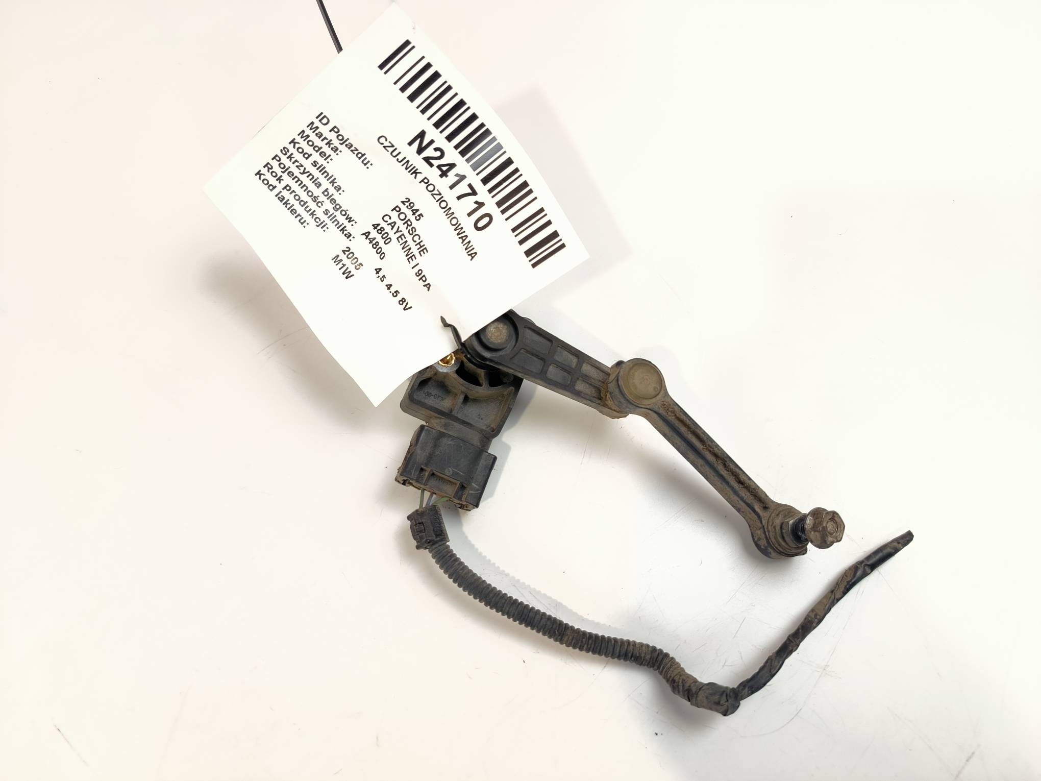 sensor POZIOMOWANIA 4E0907503C PORSCHE CAYENNE and 9PA