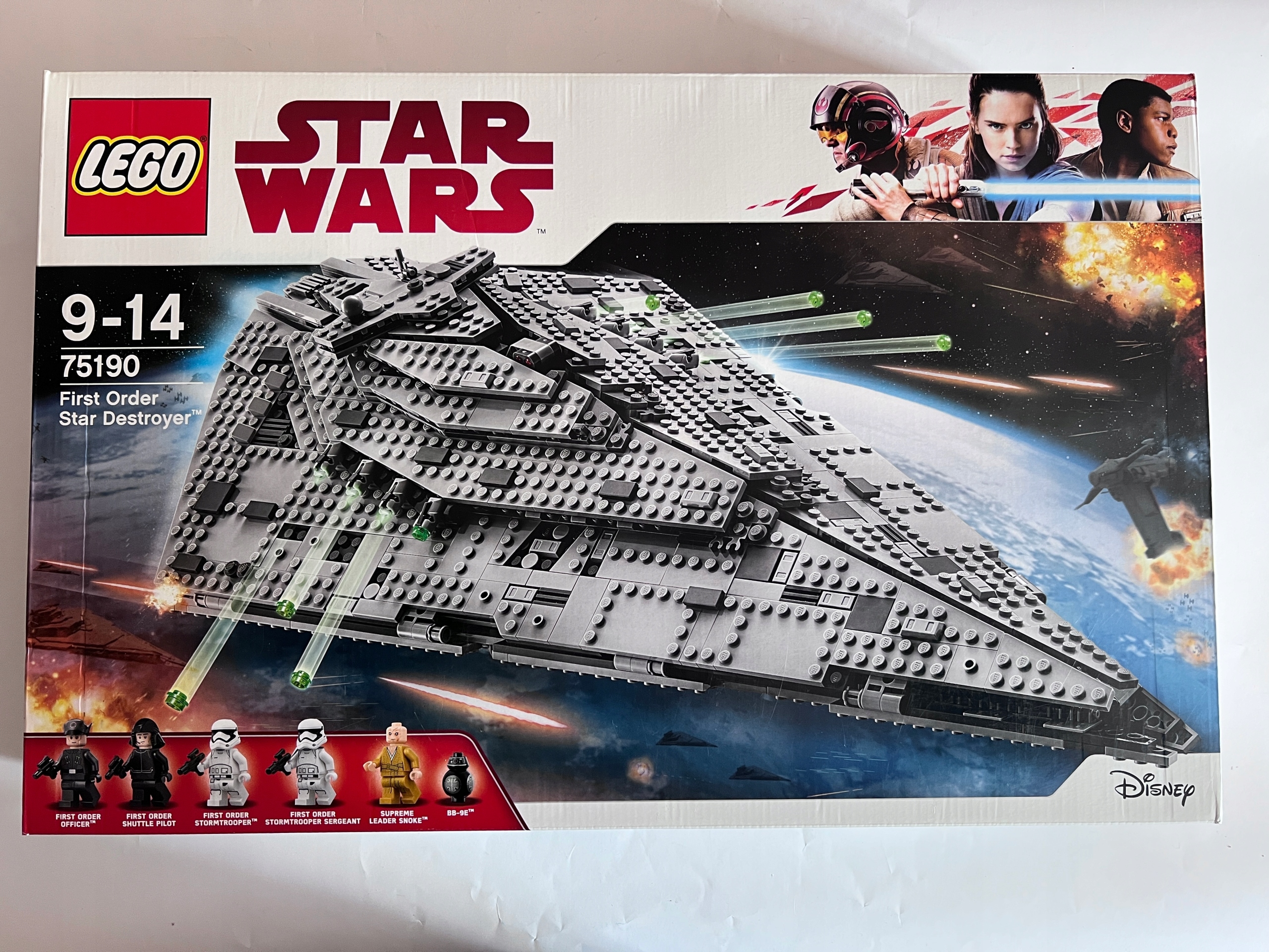 Lego 75190 Star Wars Niszczyciel gwiezdny Najwyższego Porządku z 2017r