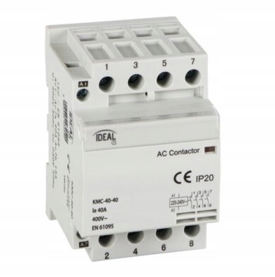 Modulární stykač 40A 26 kW KMC-40-40 23254 Kanlux