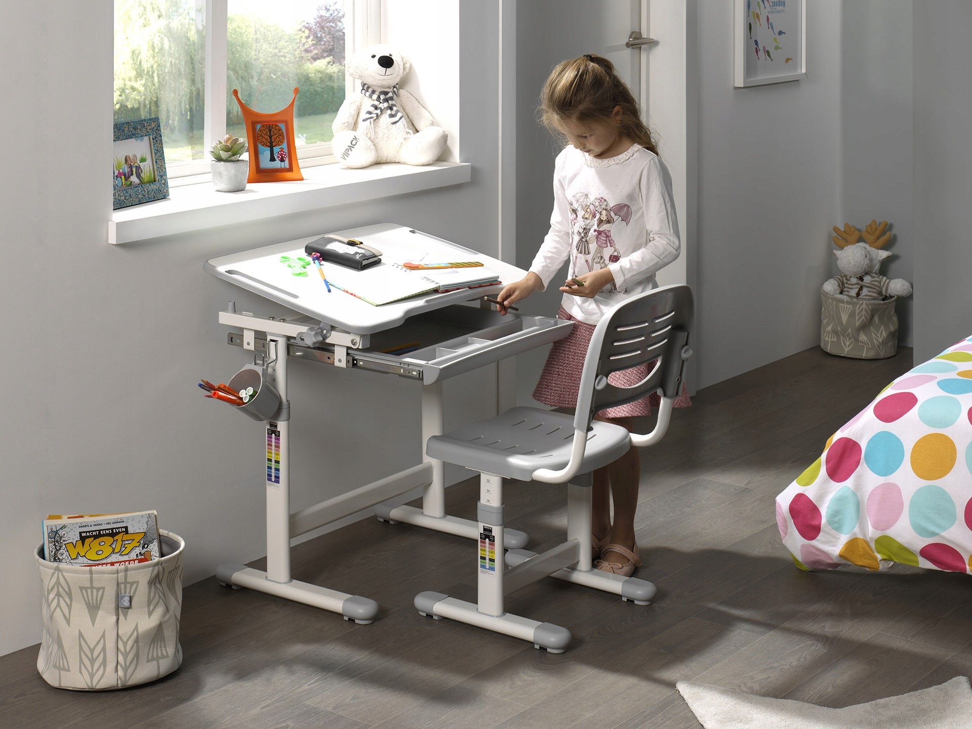 BIURKO DZIECIĘCE COMFORTLINE 201 GREY Marka Vipack