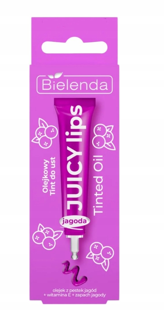 Bielenda Juicy Lips Tinted Oil olejový tint na rty 10 g Blueberry 1 ks