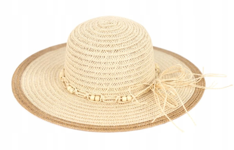 

Kapelusz Damski Letni Plażowy Słomkowy Duże Rondo