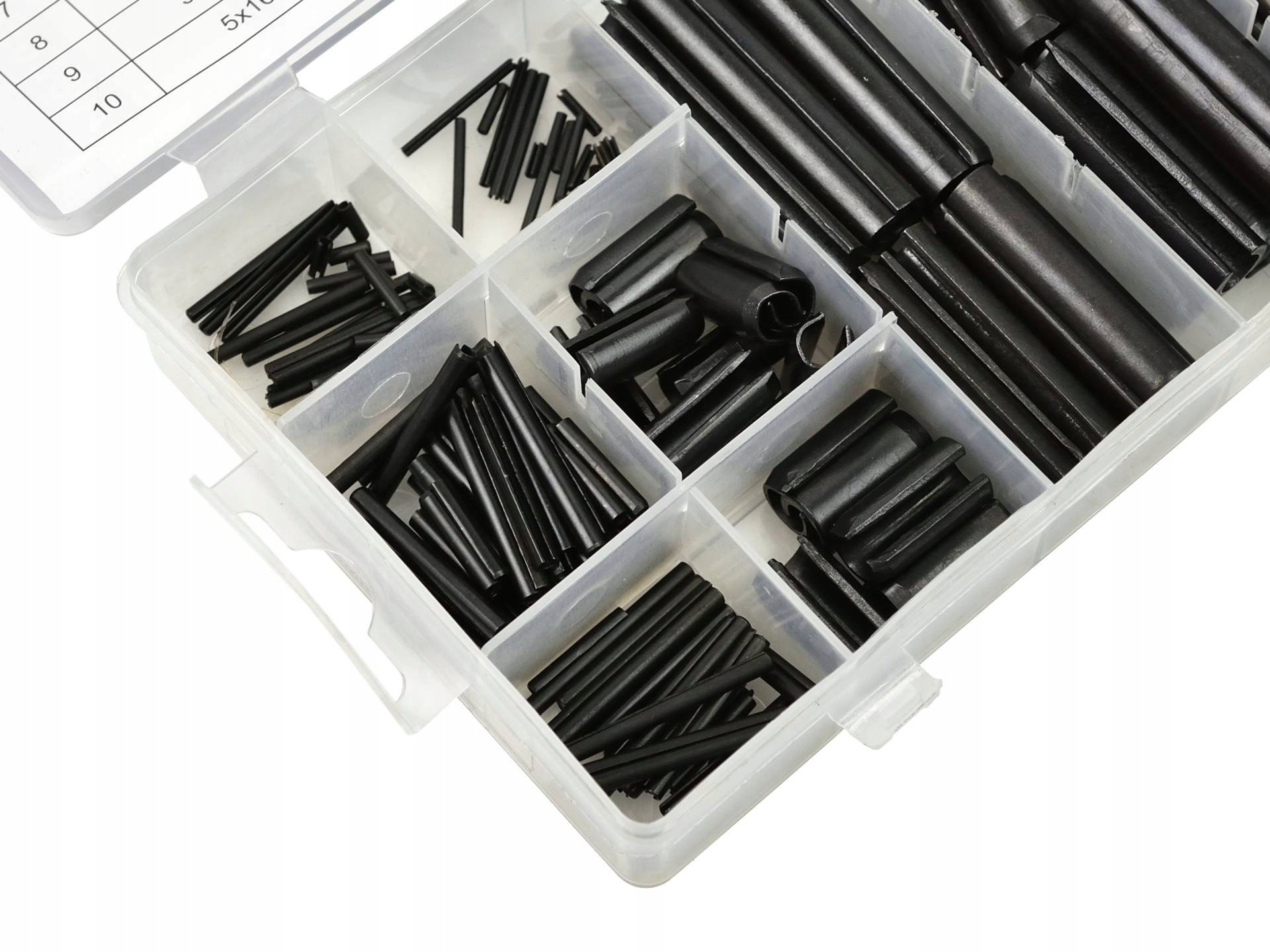 KOŁKI SPRĘŻYSTE TULEJKI ZAWLECZKI ZESTAW 315SZT Marka Geko