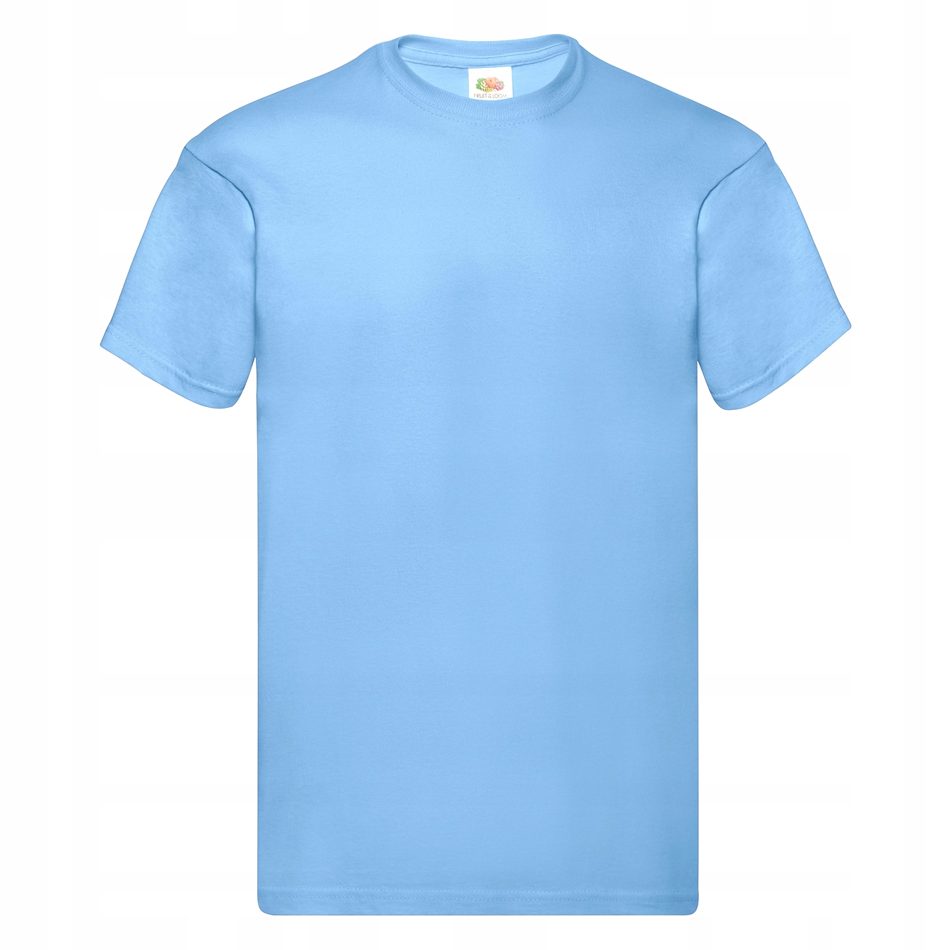 T-SHIRT KOSZULKA FRUIT OF THE LOOM sky blue 3XL