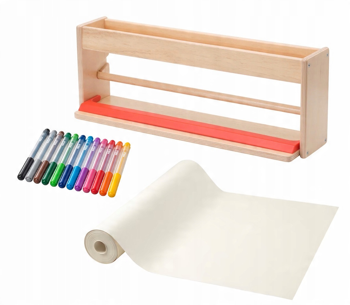 

Ikea Mala uchwyt z pojemnikiem Papier +flamastry