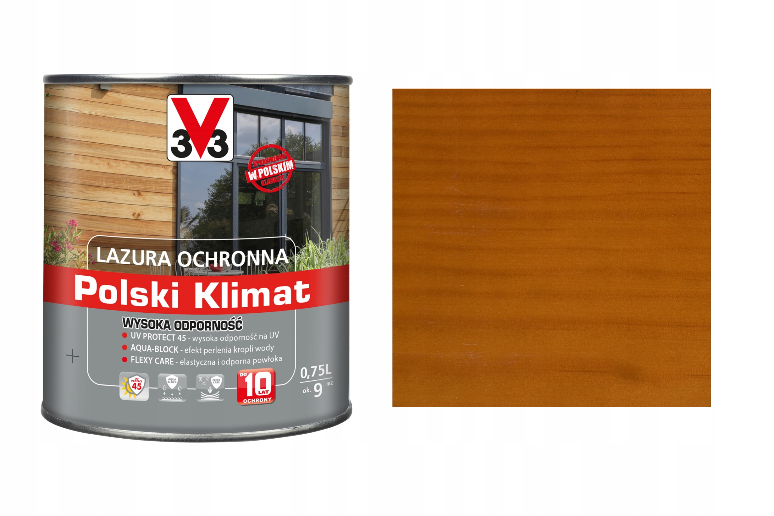 

Lazura V33 Polski Klimat 10 lat Sosna Skand. 0,75L