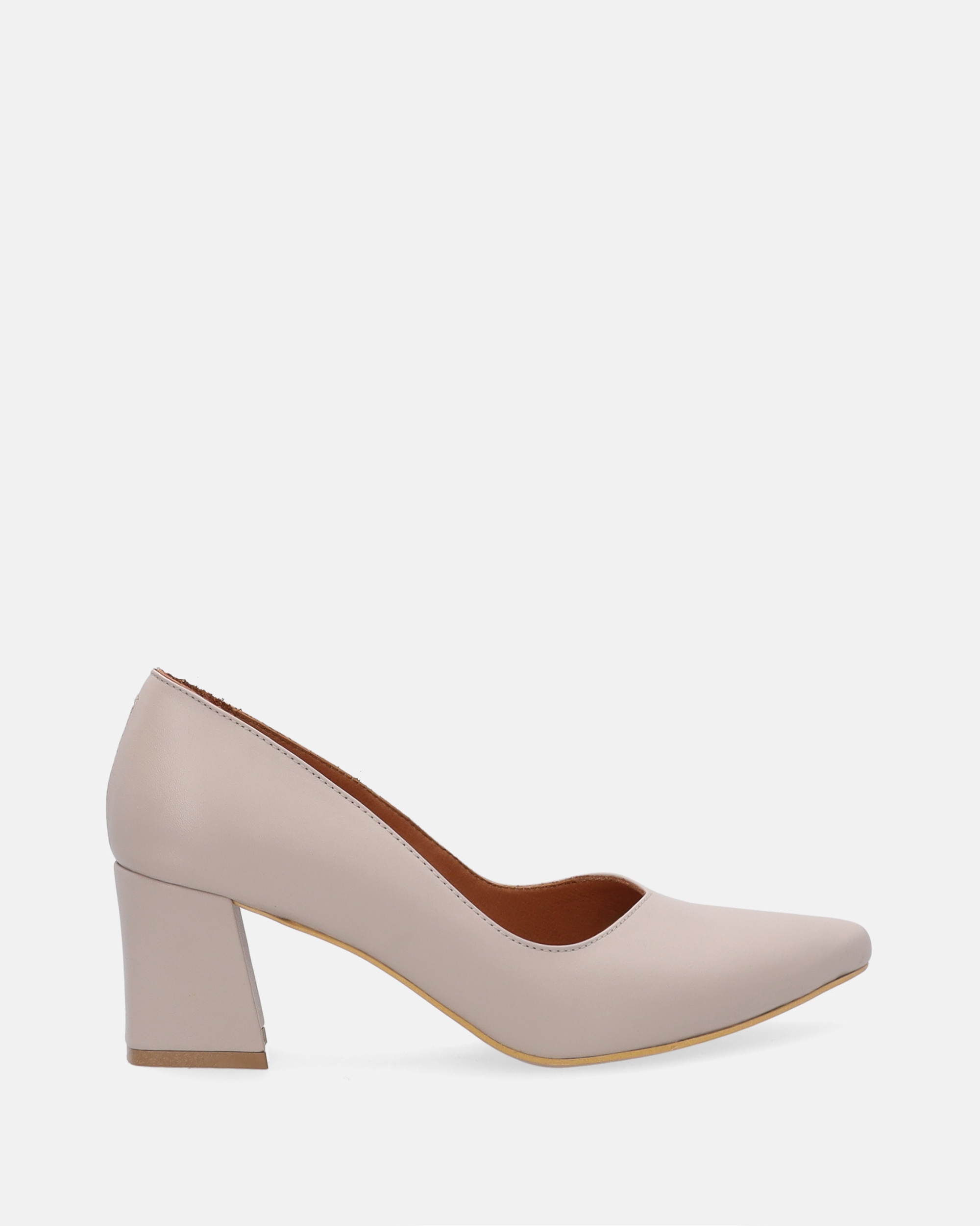 Klasyczne Damskie Czółenka Venezia Z Naturalnej Szarej Skóry Rozmiar 39