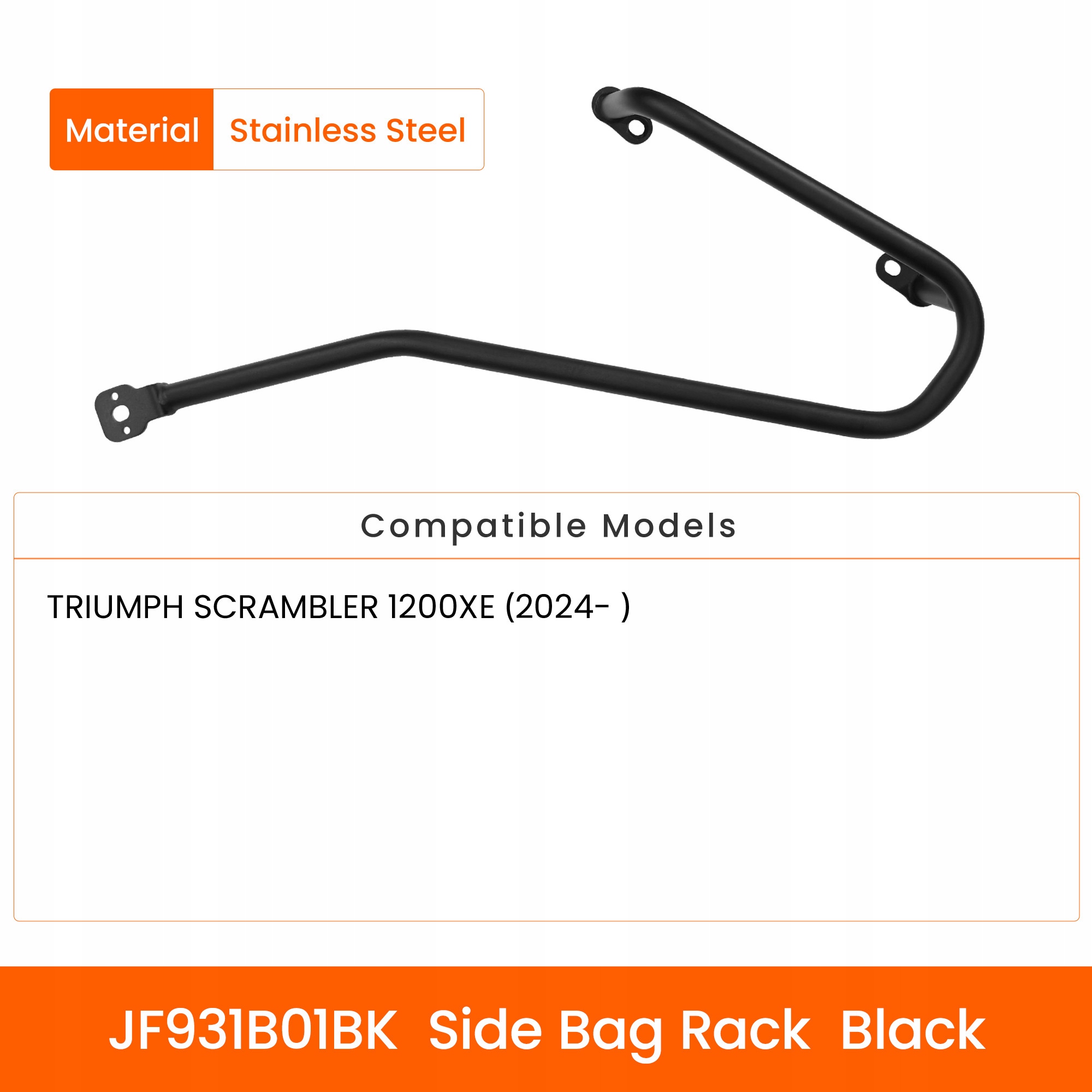 Loboo Bočné držiaky na mäkké tašky pre Triumph Scrambler 1200XE (2024-)