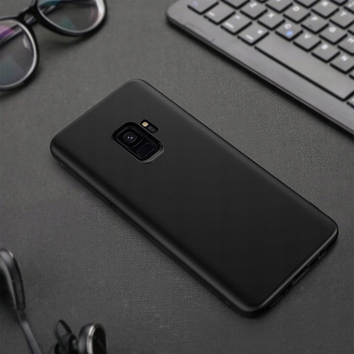 Etui Slim Silikon Matt Do Samsung S9 + Szkło Marka Pskom