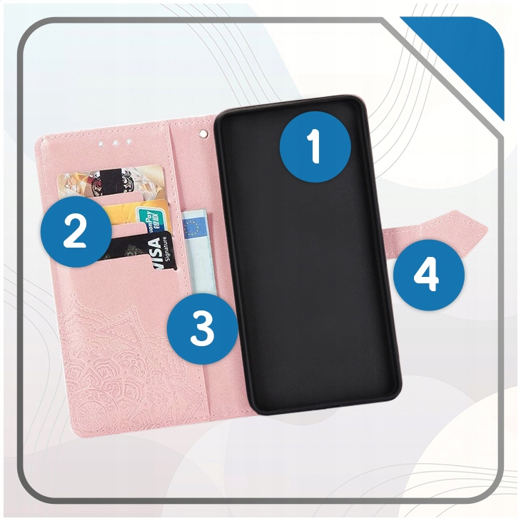 Xiaomi Redmi Note 13 5G, STRAMONIUM PORTFEL CASE Z KLAPKĄ Marka YouTab