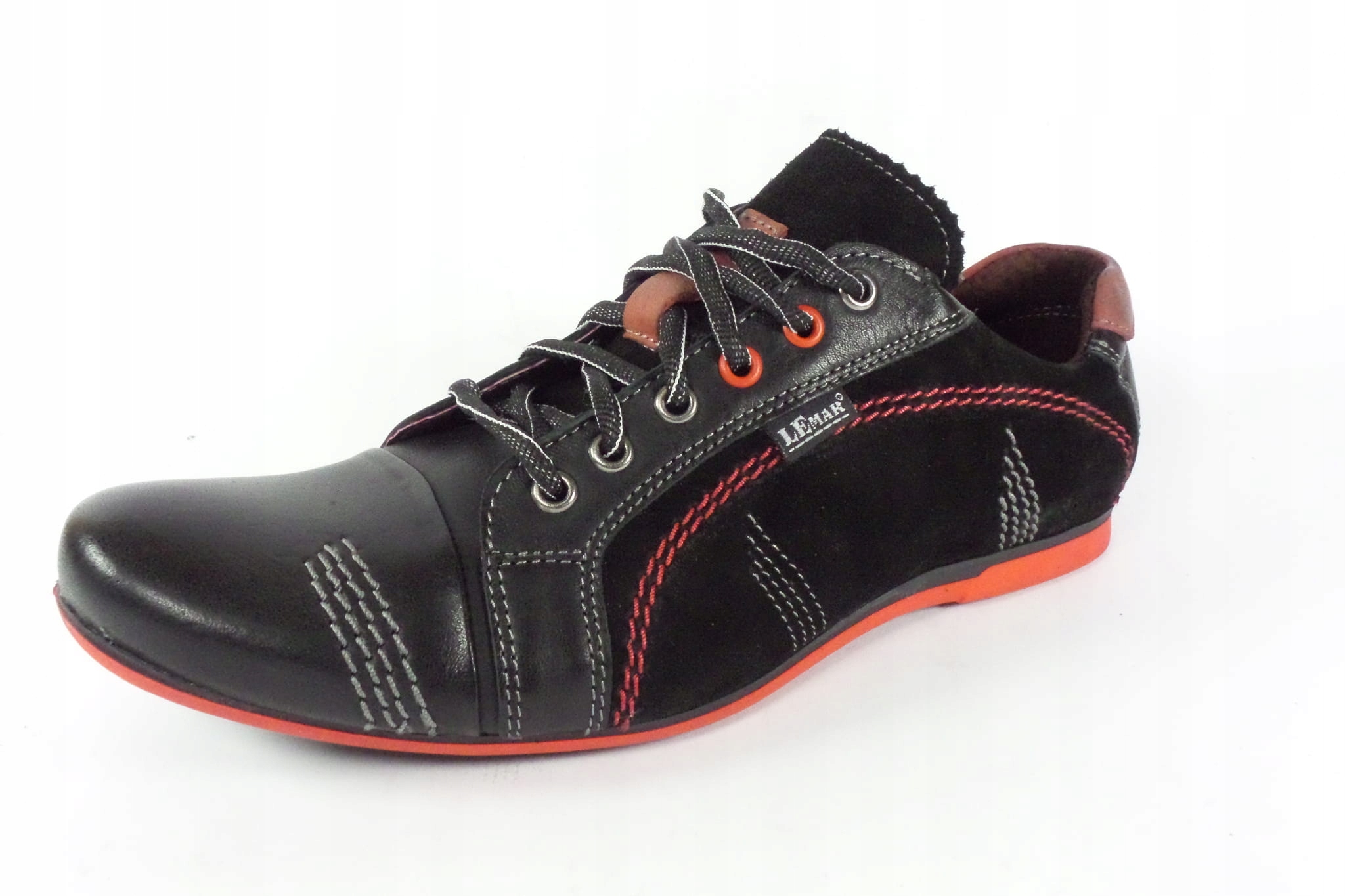 PÓŁBUTY MĘSKIE LEMAR 967-3 CZARNY R41 Marka Lemar