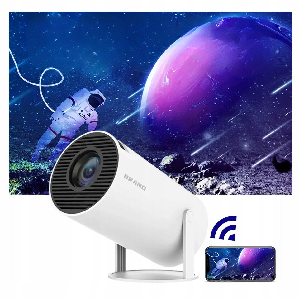 PROJEKTOR RZUTNIK ORYGINALNY HY300 ANDROID TV WIFI FULL HD PRZENOŚNY SMART Kod producenta HY300 PRO