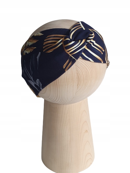 

Opaska Damska Przeplatana Złote Liście 54-58cm