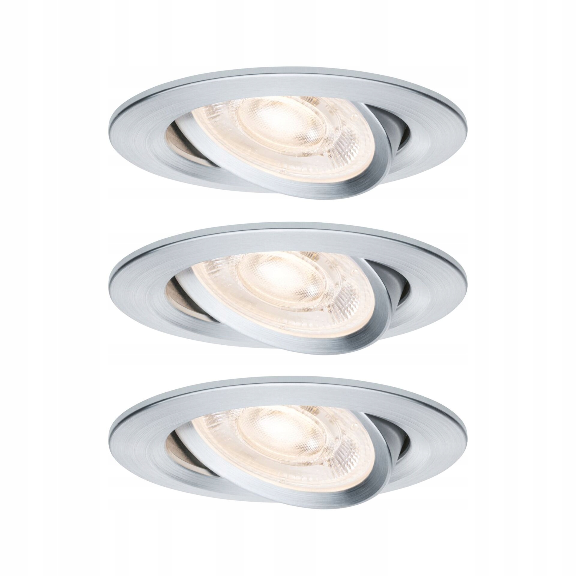 Paulmann Led vestavné svítidlo Nova GU10 Flat výklopné 3x4,9W 230V 2700K hl