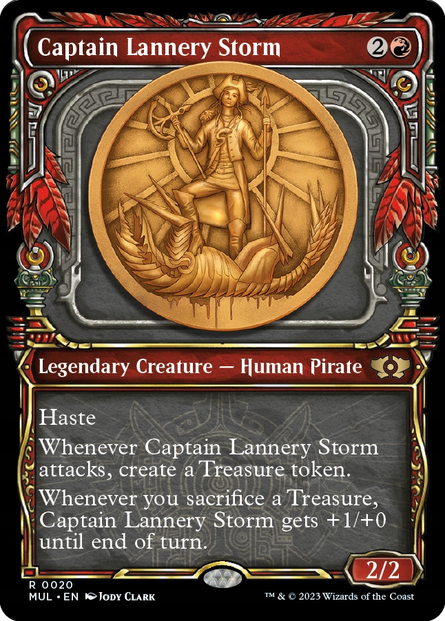 Mtg Captain Lannery Storm *Showcase* (r)