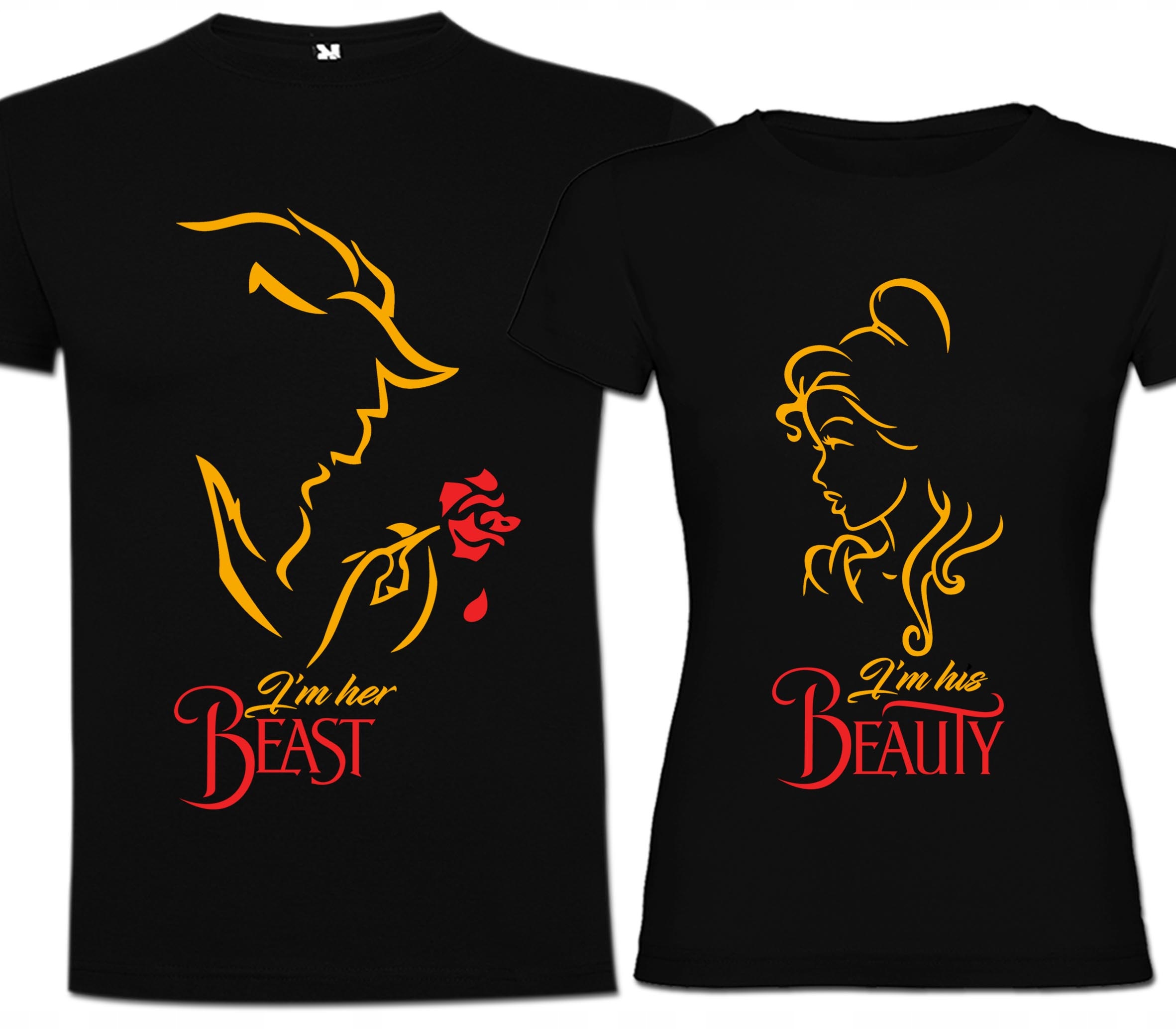 

Koszulki Dla Par Na Walentynki Piękna I Bestia XL