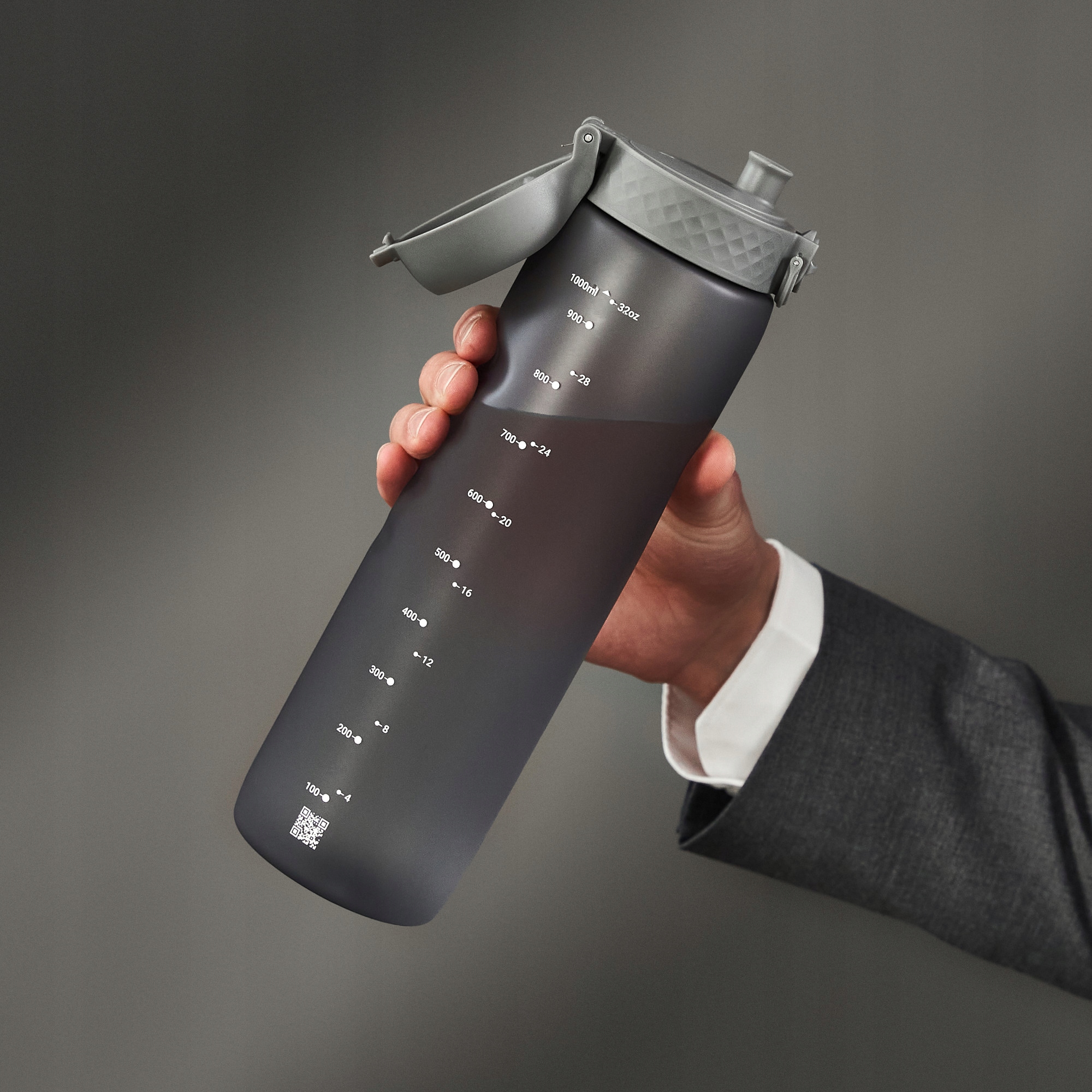 Duża butelka bidon na wodę z Atest PZH ION8 1 l Pojemność 1100 ml