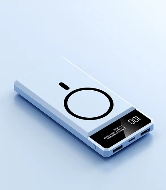 C-Tec Powerbanka 10000 mAh 22,5 W s magnetickým nabíjením 15 W, modrá
