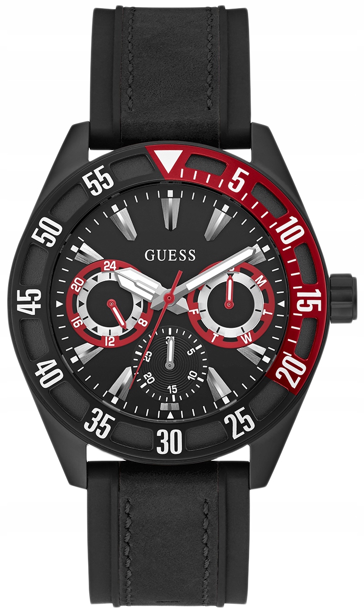 Pánské Hodinky Guess GW0903G2 s černým řemínkem