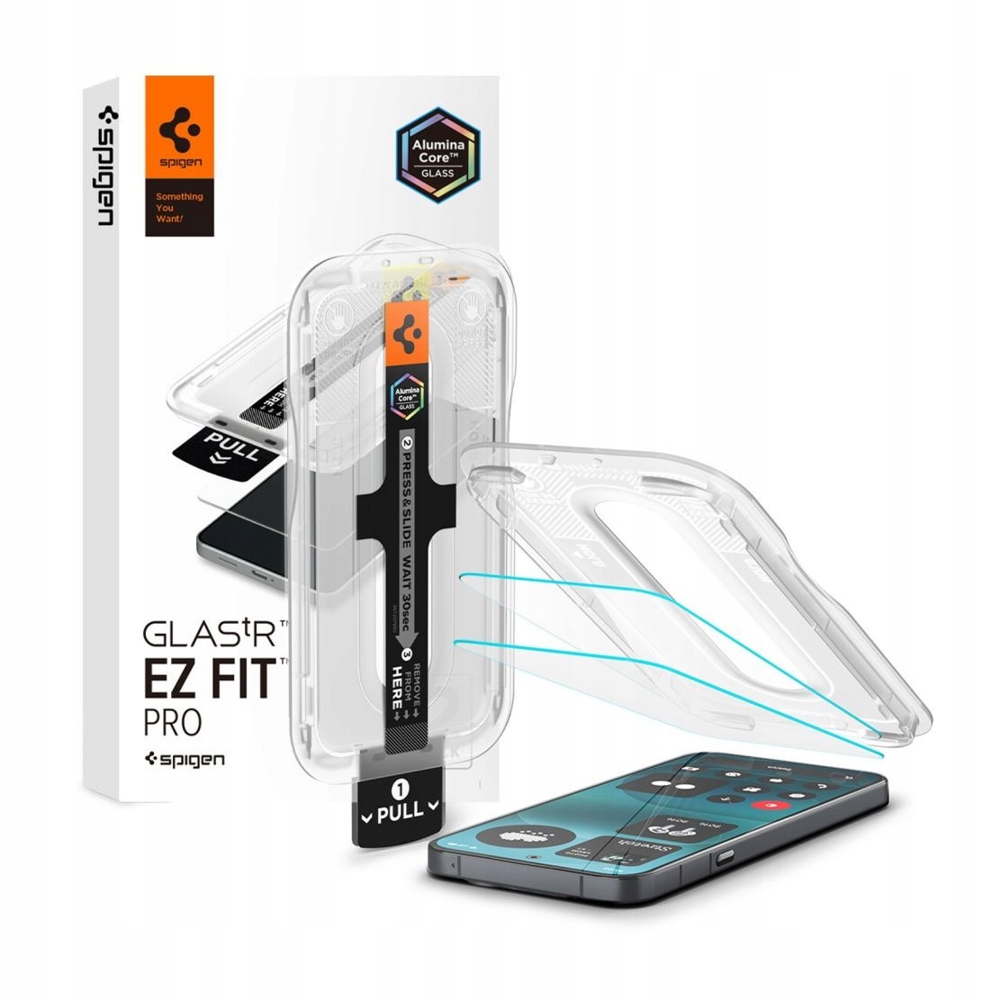 Szkło hartowane do Nothing Phone 4A Pro Spigen Glas.tR Ez Fit Pro 2 szt.
