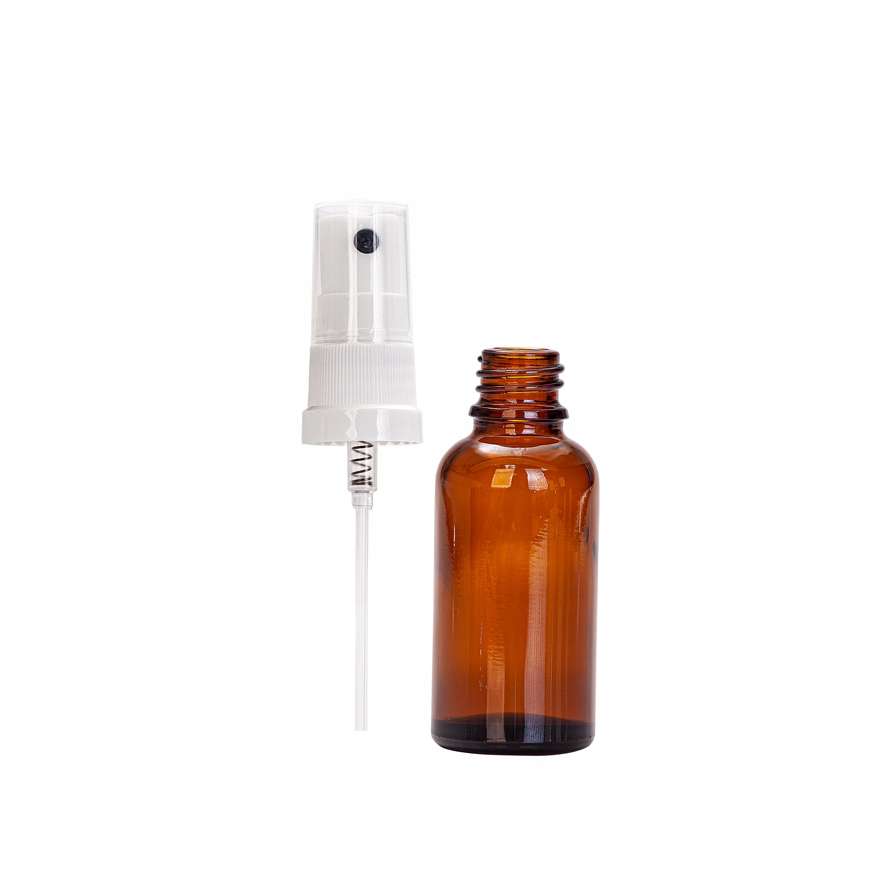 

Szklana butelka brązowa 30 ml z atomizerem B