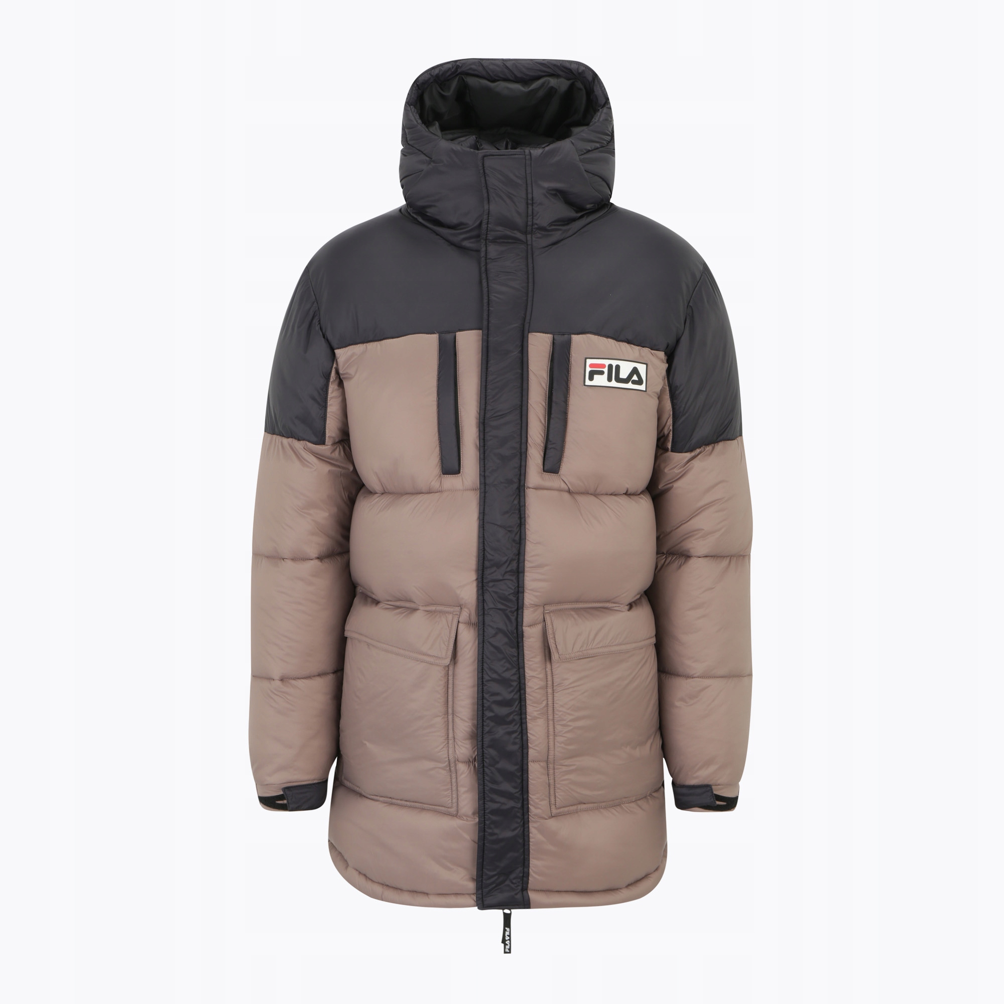 Kurtka zimowa męska Fila Lichtenau Heavy Puff deep tauype/black S
