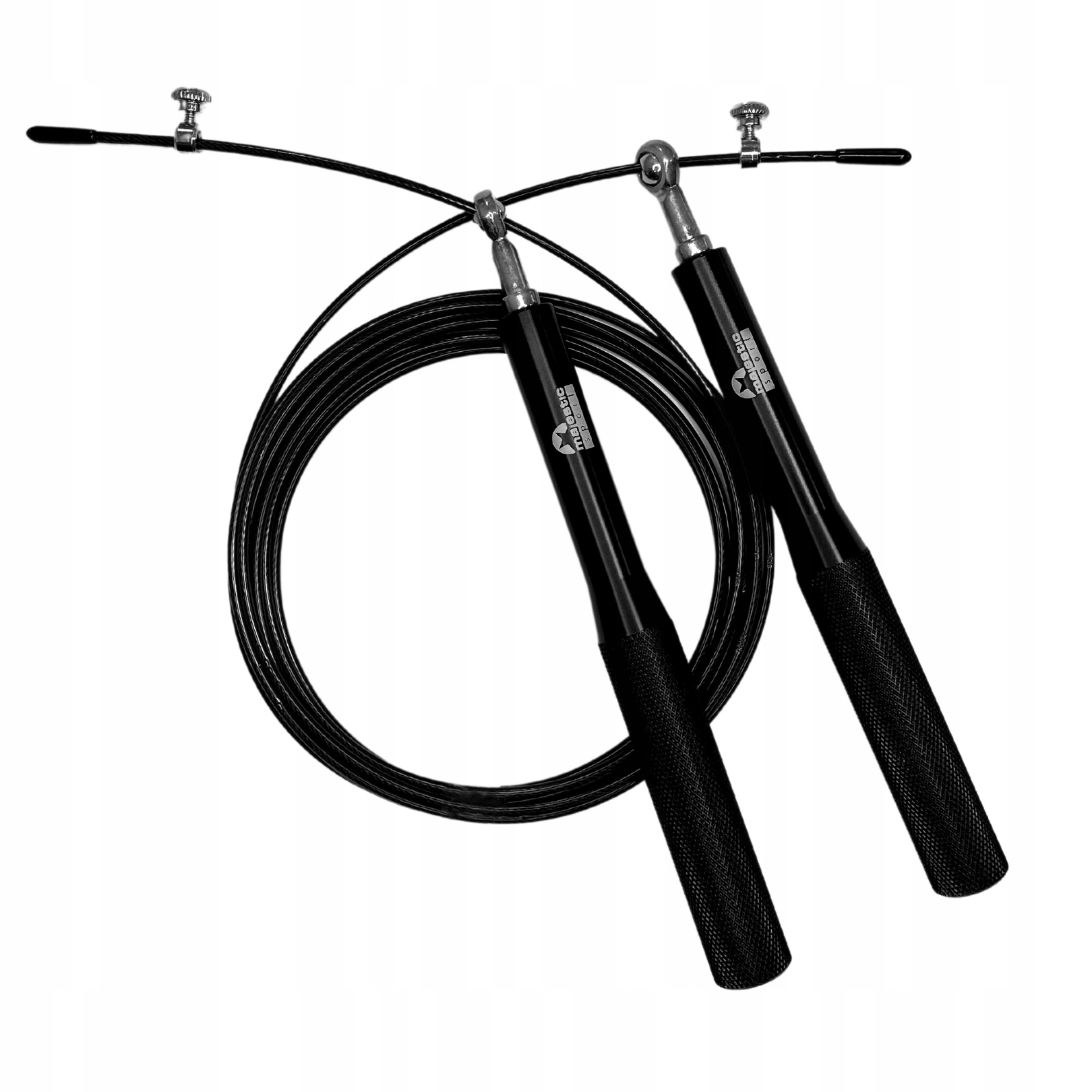 SKAKANKA STALOWA Z ŁOŻYSKAMI MAJESTIC SPORT Długość linki 300 cm