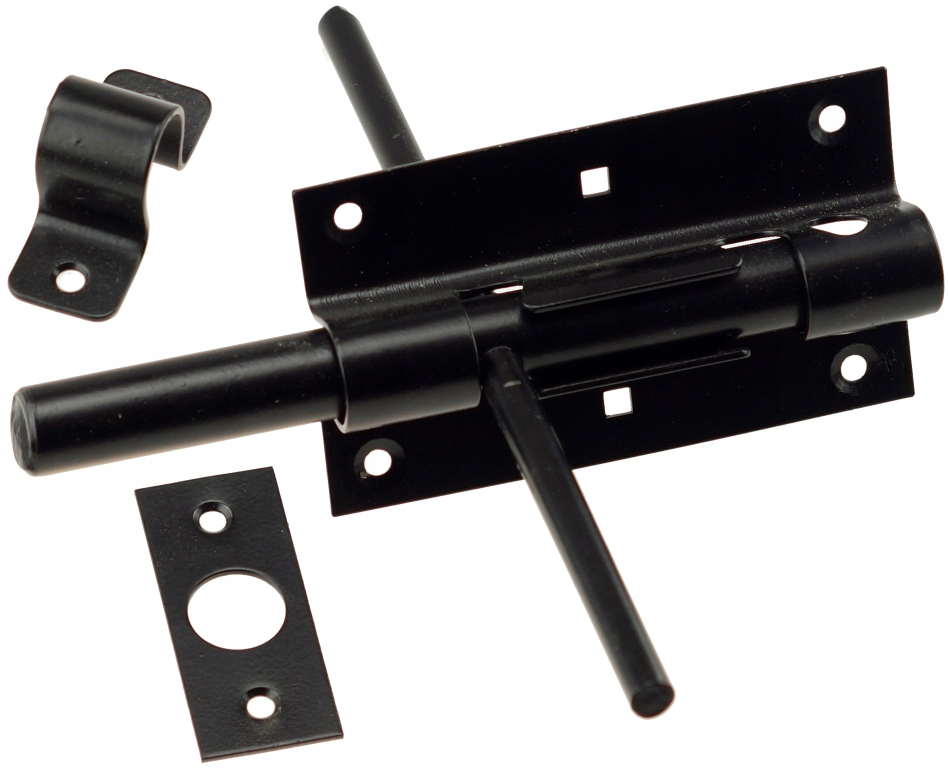 

Zasuwa Drzwiowa Bramowa Dwustronna L100 Czarna