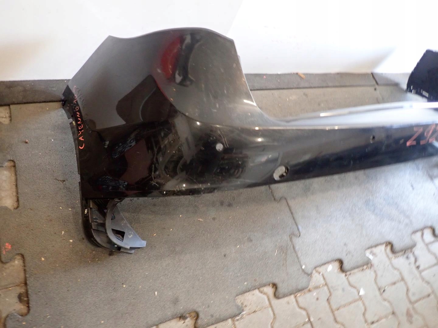 bumper rear part rear PORSCHE CAYENNE II 2010-2014 7P5807421