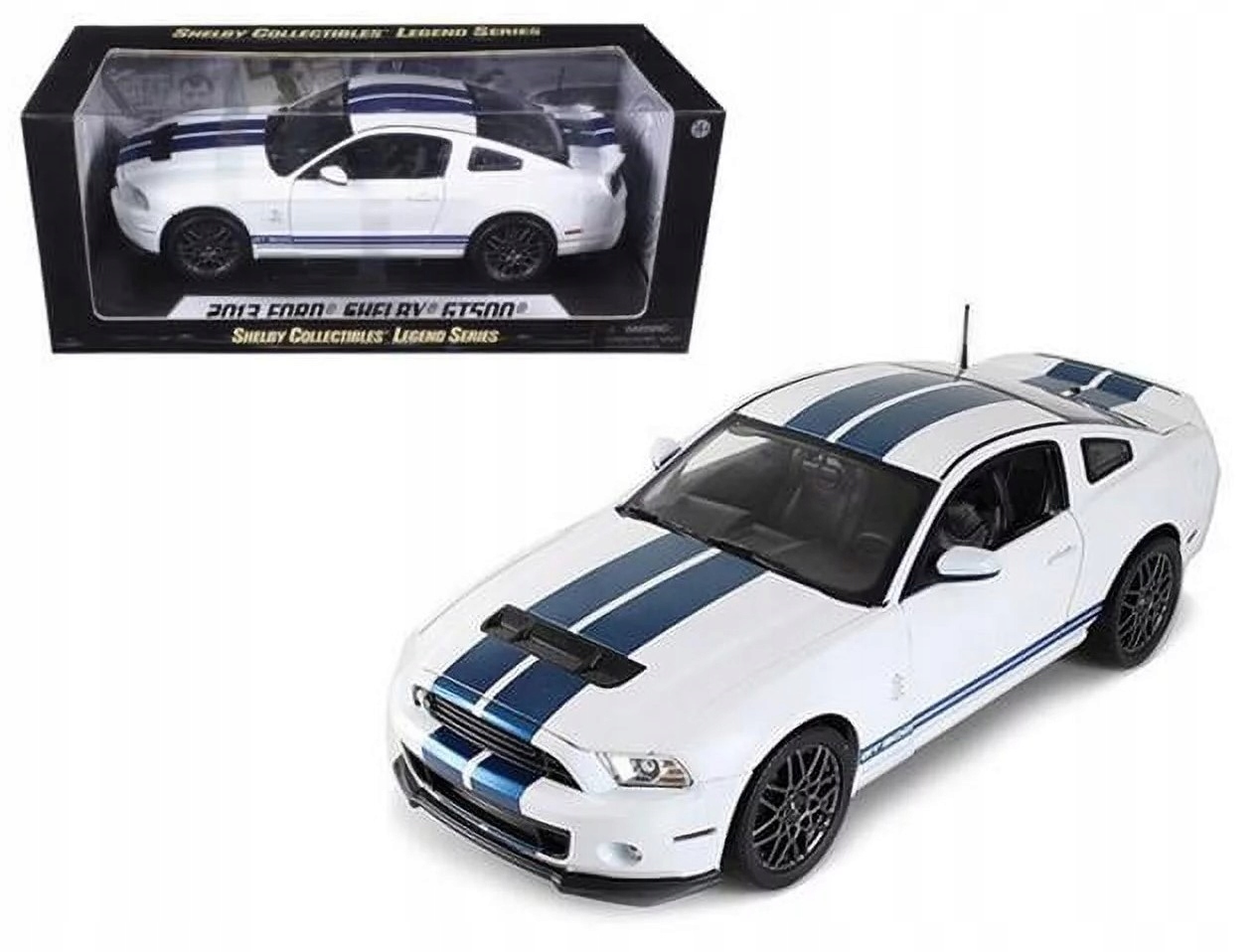 Ford Shelby Cobra GT500 Gt 500 Svt 2013 White Shelby Collectibles 1:18 1/18