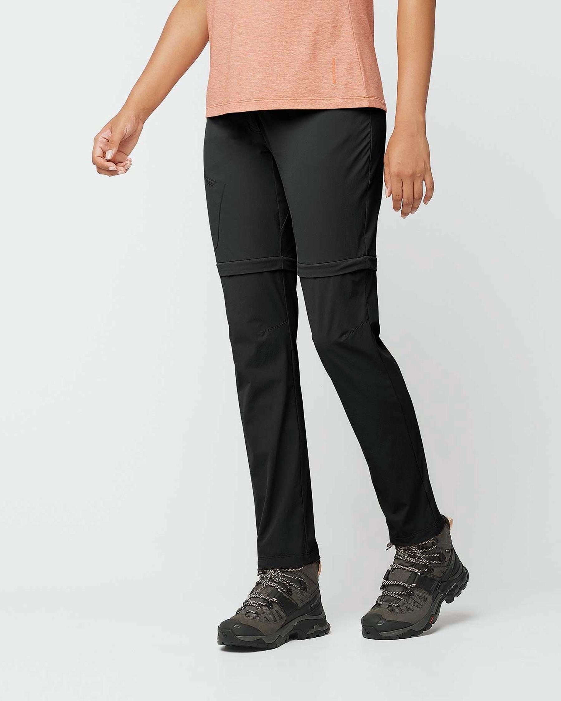 Salomon Czarne Spodnie Szorty 2W1 (42)