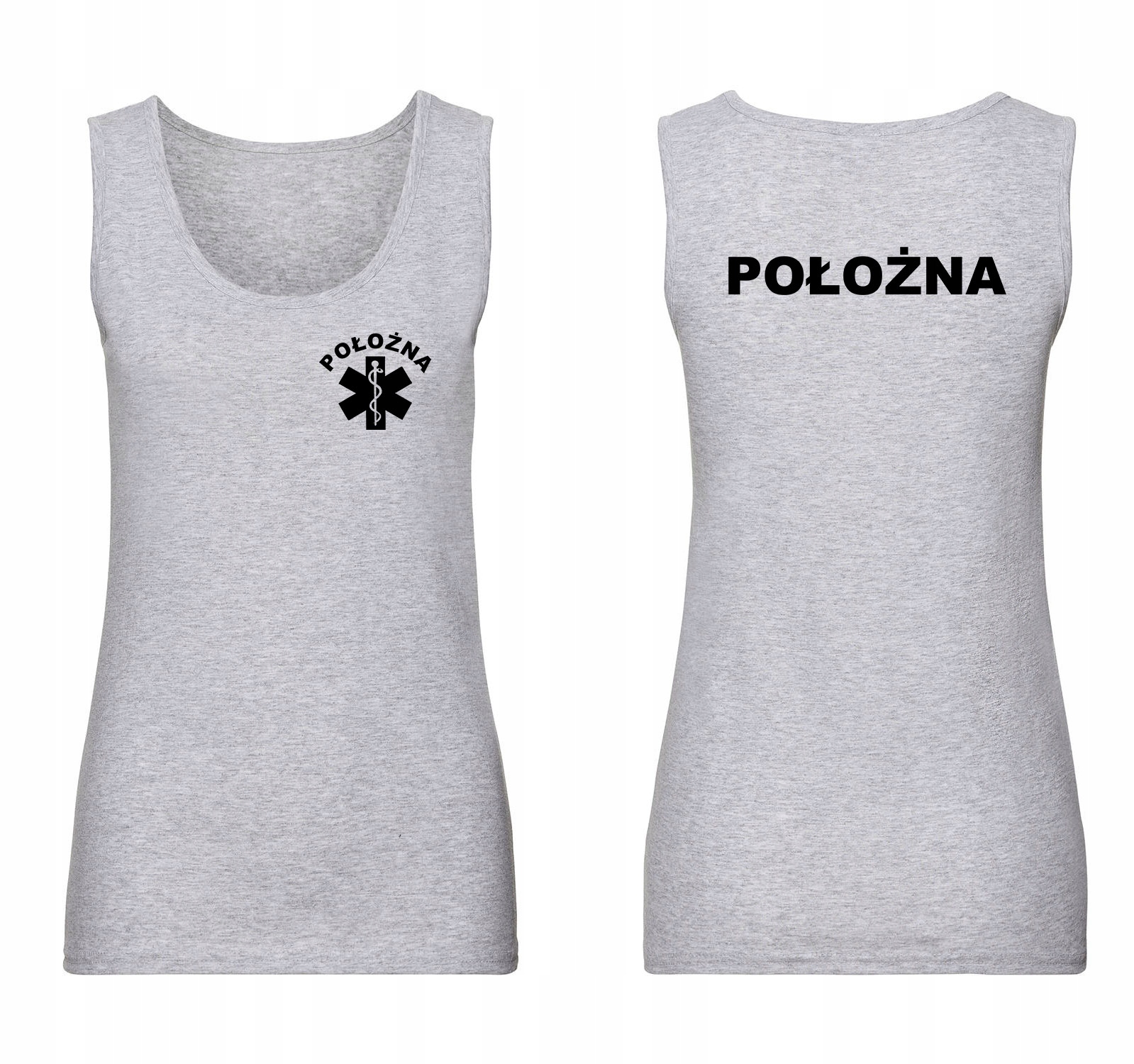 

Koszulka top Położna Haft eskulap Hgsdl