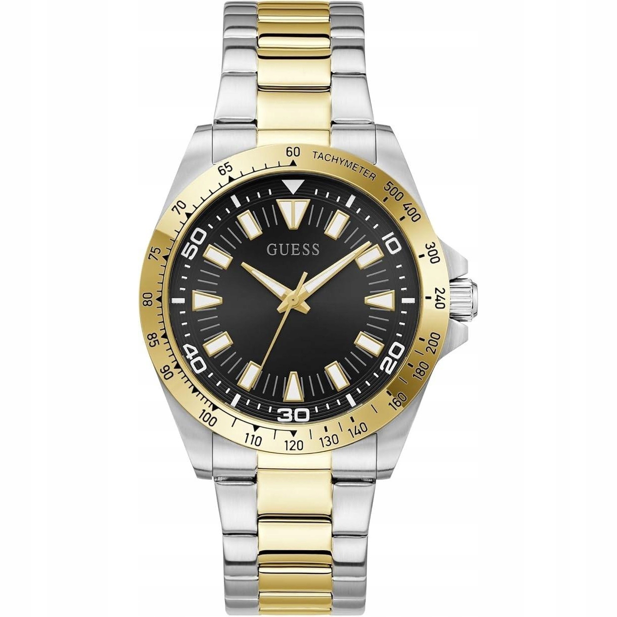 Pánské Hodinky Guess GW1064G4 stříbrný náramek