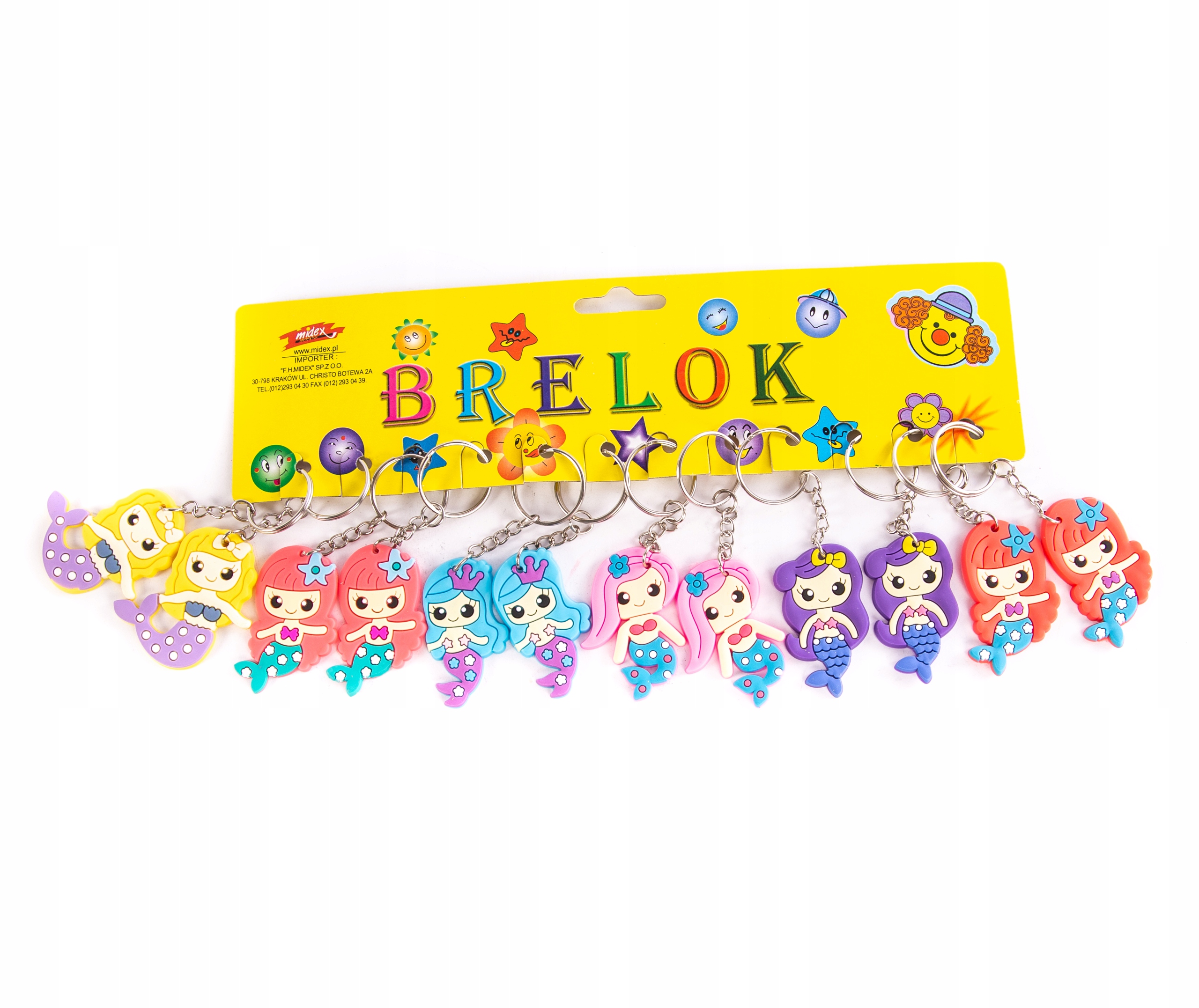 

Syrenka Brelok Do Kluczy Zawieszka Zestaw 12SZT