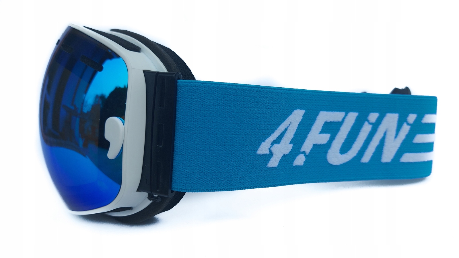 GOGLE NARCIARSKIE SNOWBOARDOWE 4Fun NIEBIESKIE + SZYBKA żółta Marka Copozz