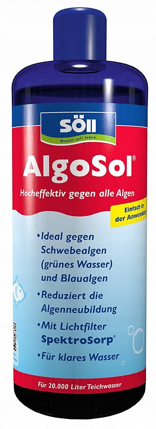

Soll Algosol 1000 ML Osłabia Masowy Rozwój Glonów