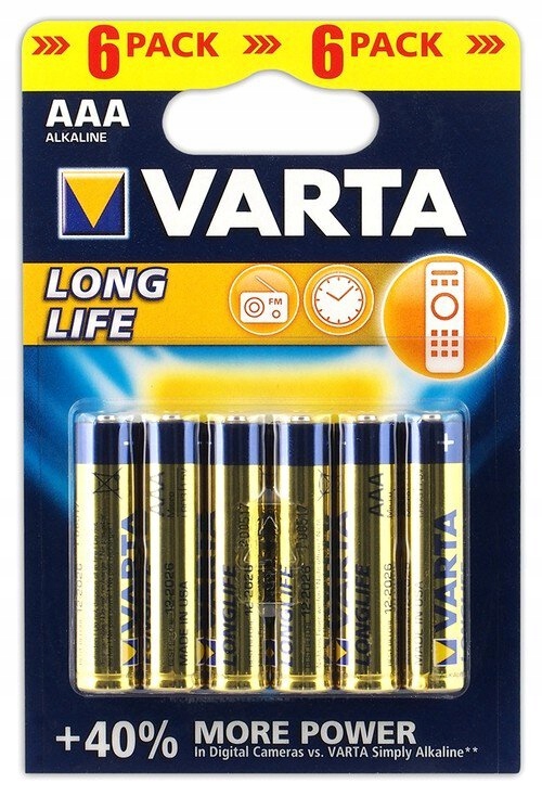

Varta Longlife LR03 Aaa baterie alkaliczne 4103 Hq