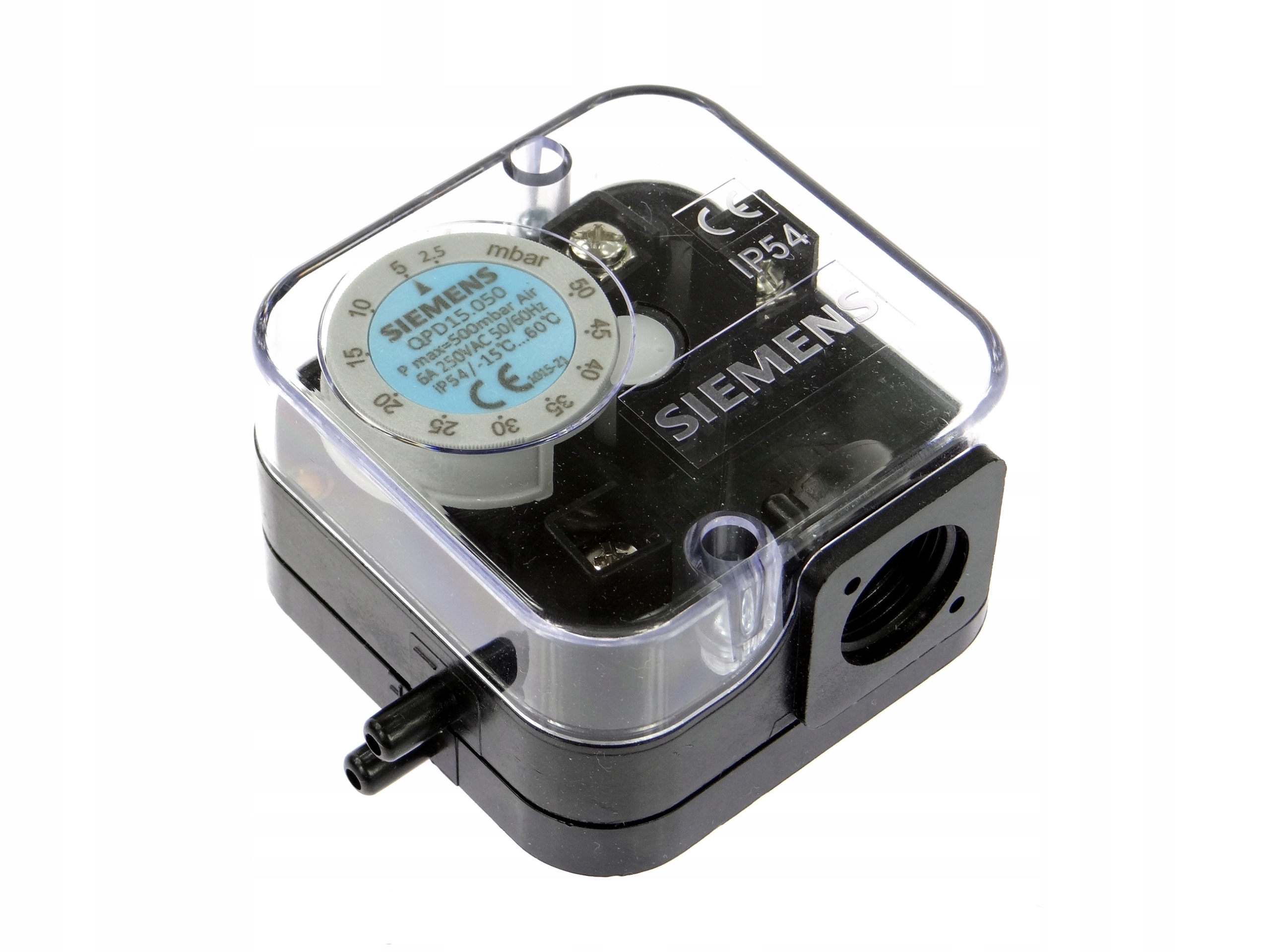 Snímač tlaku vzduchu spaľovaného olejom alebo plynom Qpd 0,25...5 kPa