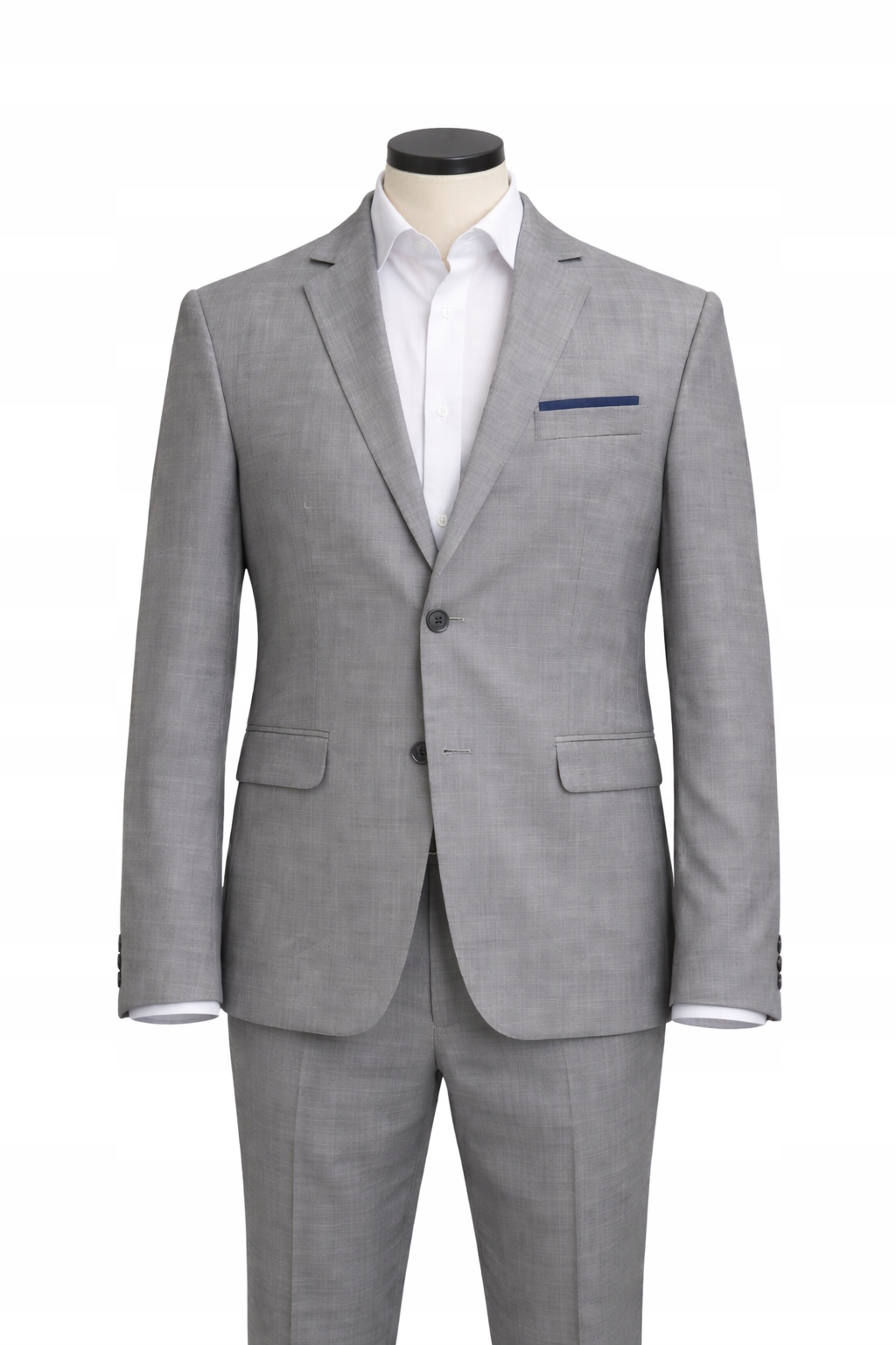 Elegantní pánský oblek – tmavě modrá/modrá, slim 472 fit 52 176