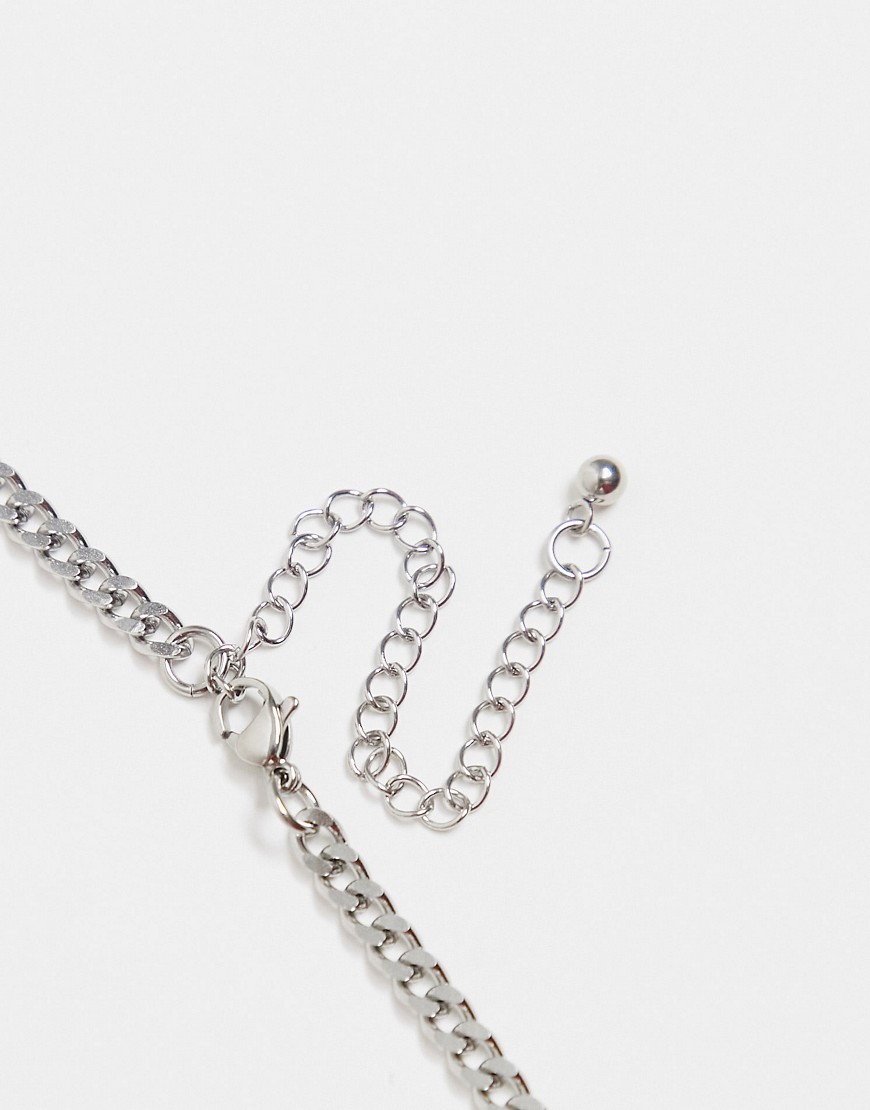 DESIGN Krótki łańcuszkowy naszyjnik z ogniwami Marka Inna marka