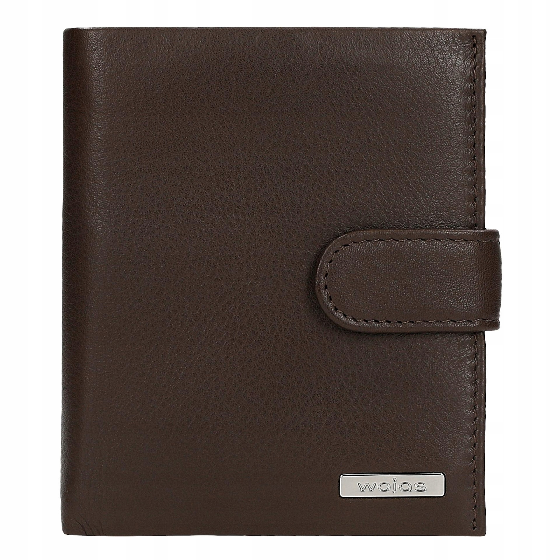 Portfel Męski Skórzany duży modny solidny Skóra Naturalna brązowy Wojas
