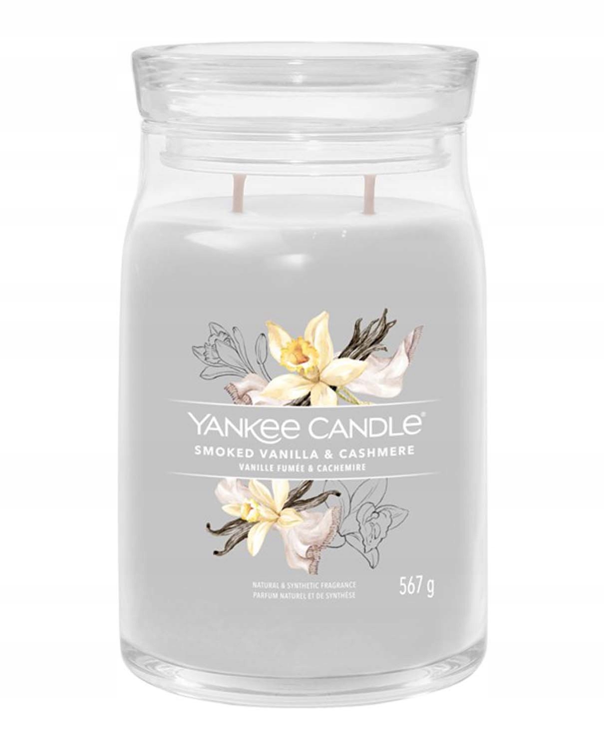 Yankee Candle Smoked Vanilla & Cashmere 567 g Vonná svíčka