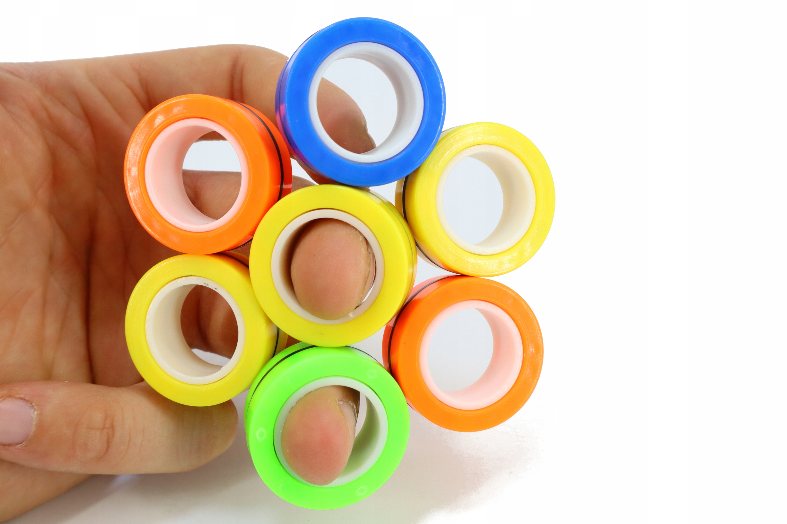 

Magnetic Rings Krążki antystres 3 Szt. 6 Kolor